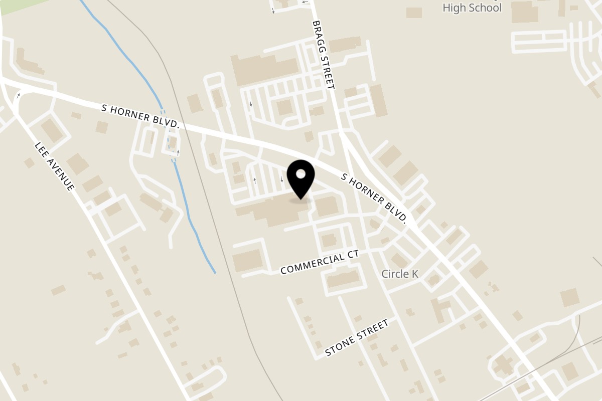 Map showing the location of Fonda Lupita Sanford on 1952 S Horner Blvd in Sanford